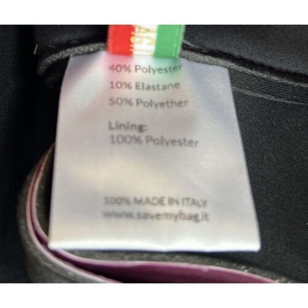 Save My Bag Womens Drawstring Bag/ Backpack Italy Neoprane SkullLimited Edition - Picture 10 of 13